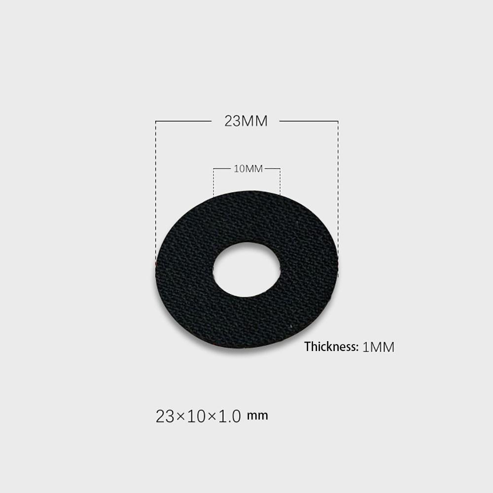 Rondella di trascinamento in fibra di carbonio prodotta con precisione per mulinello da baitcasting a tamburo, spessore 1 mm