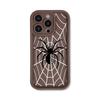 Black Spider for iPhone17 ProMax Mobile Phone Case 16 Apple 17 Matte 14/15 Premium 13 Fine Holes