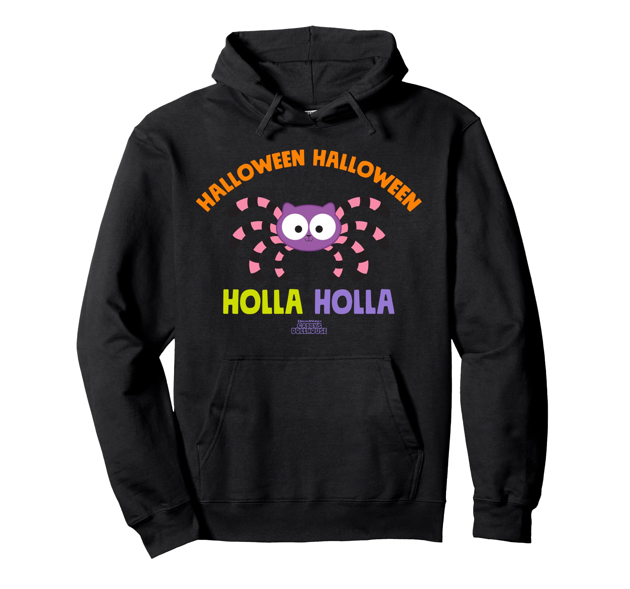 

DreamWorks Gabby s Dollhouse Halloween Holla Holla Spider Hoodie