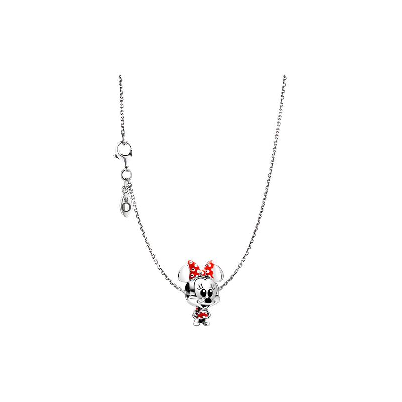 Pandora Disney series bow Minnie charm silver Beads + original chain