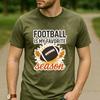 Football Lover Graphic T Shirt Football Is My Favorite Season Maple Leaf Sunburst Print Unisex Cotton Fall Sports Casual Tee
