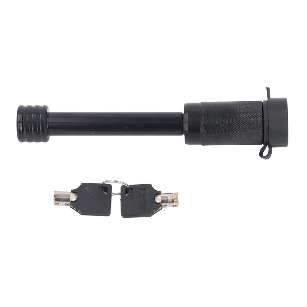 Blokada haka holowniczego z kluczykami 58in Śr. 3 12in Długi trzpień TYTCS90 do odbiornika 2in 2 12in Ciężarówka Samochód