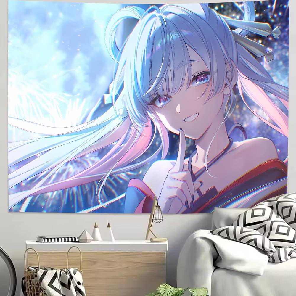 New Cosmic Princess Kaguya Tapestry Decoration Bedroom Dormitory Background Cloth Holiday Home Party Living Room Club Tapestry