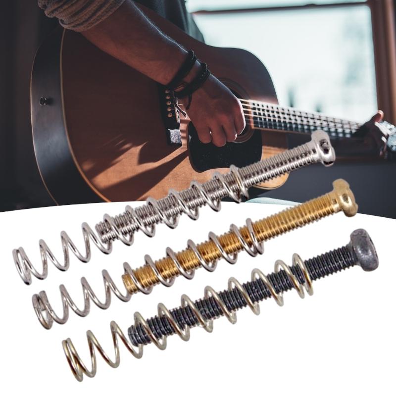 10 Pcs Guitar Humbucker Pickup Height Screws with Springs Double  Coil Guitar Pickup Screws Electric Guitar Parts