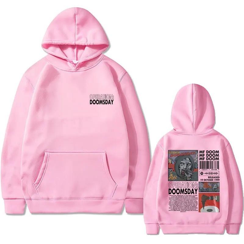 Rapper Mf Doom Graphic Hoodie Autumn Winter Men
