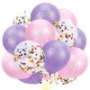Unicorn Sequin Confetti Latex Balloon Set for Kids' Birthday Parties
