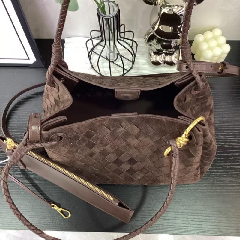 New Style Woven Parachute Bucket Bag Fashionable High-end Large-capacity Portable Underarm