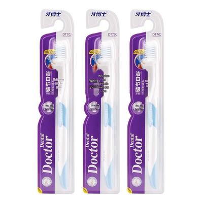 DR. Zahnbürste Weiche Borsten Kleiner Kopf (3 Pack)