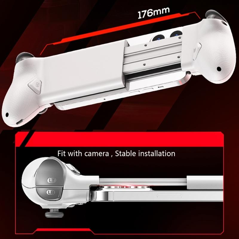 Memo Mobile Game Controller 1000Hz Polling Rate Wireless Bluetooth-compatible Gaming Phone Controller Hall Triggers