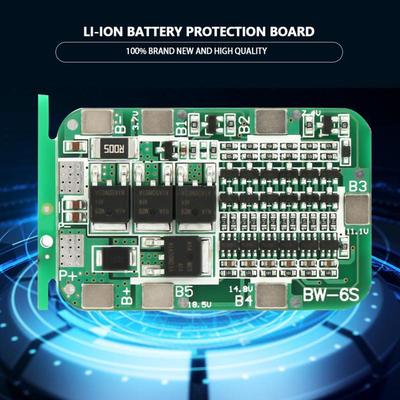 Scheda di Protezione PCB BMS Batteria 18650 agli ioni di Litio 12.6V 50A Balance 12V 3S 11.1V