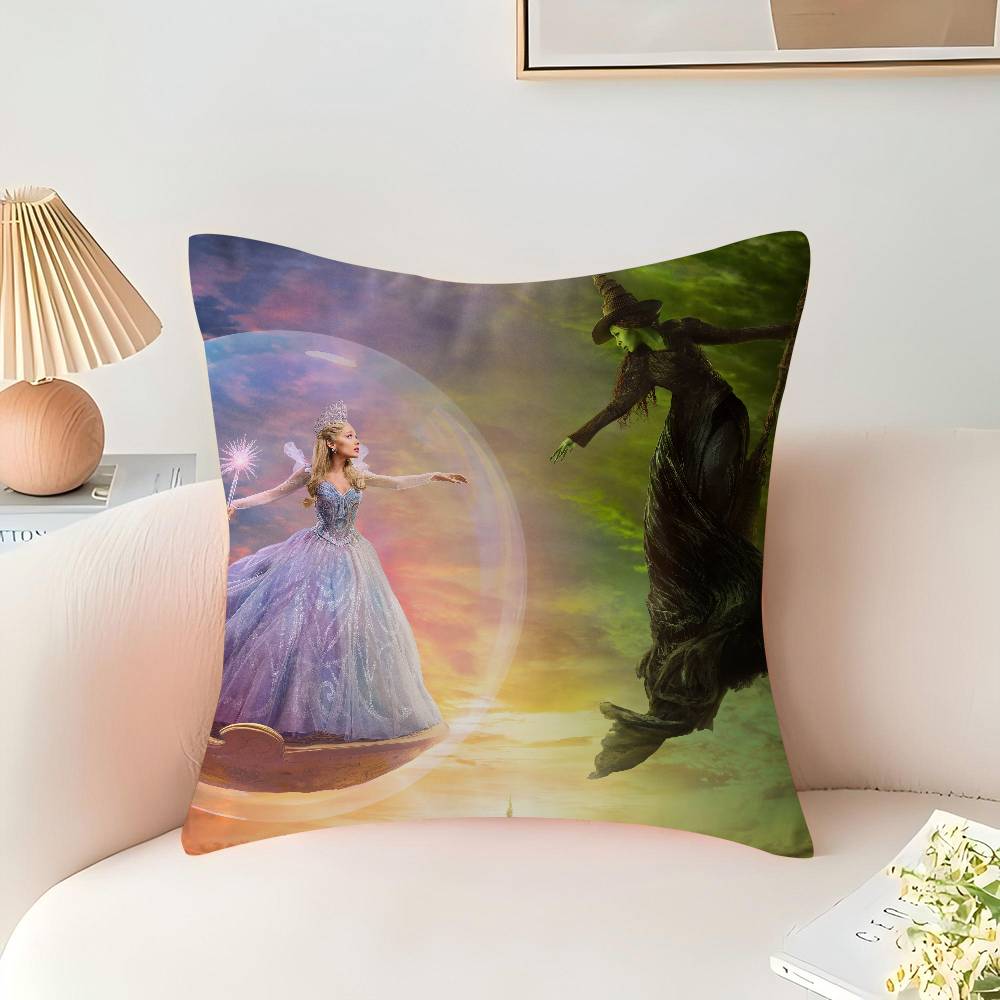 Moive W-WickedS Pillowcase Toon Gift Cushion Cover Bedroom Home Sofa Chair Seat Decor Pillow Case