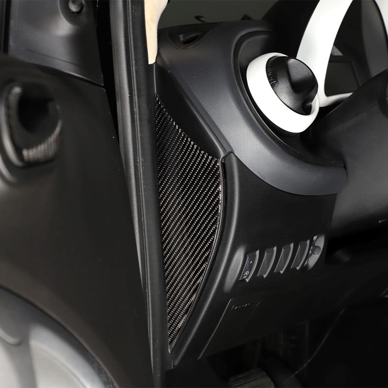 Carbon Fiber Car Interior Decoration Modification Cover Sticker For Benz Smart 453 Fortwo 2015- Car Styling Accessories