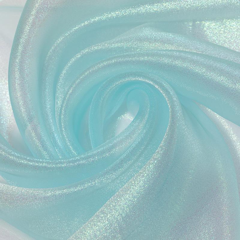 1M Laser Farbverlauf Organza Stoff Weicher Netz Organza Designerstoff Für DIY Kleid Bühne Bekleidung Hintergrund Shooting Cosplay