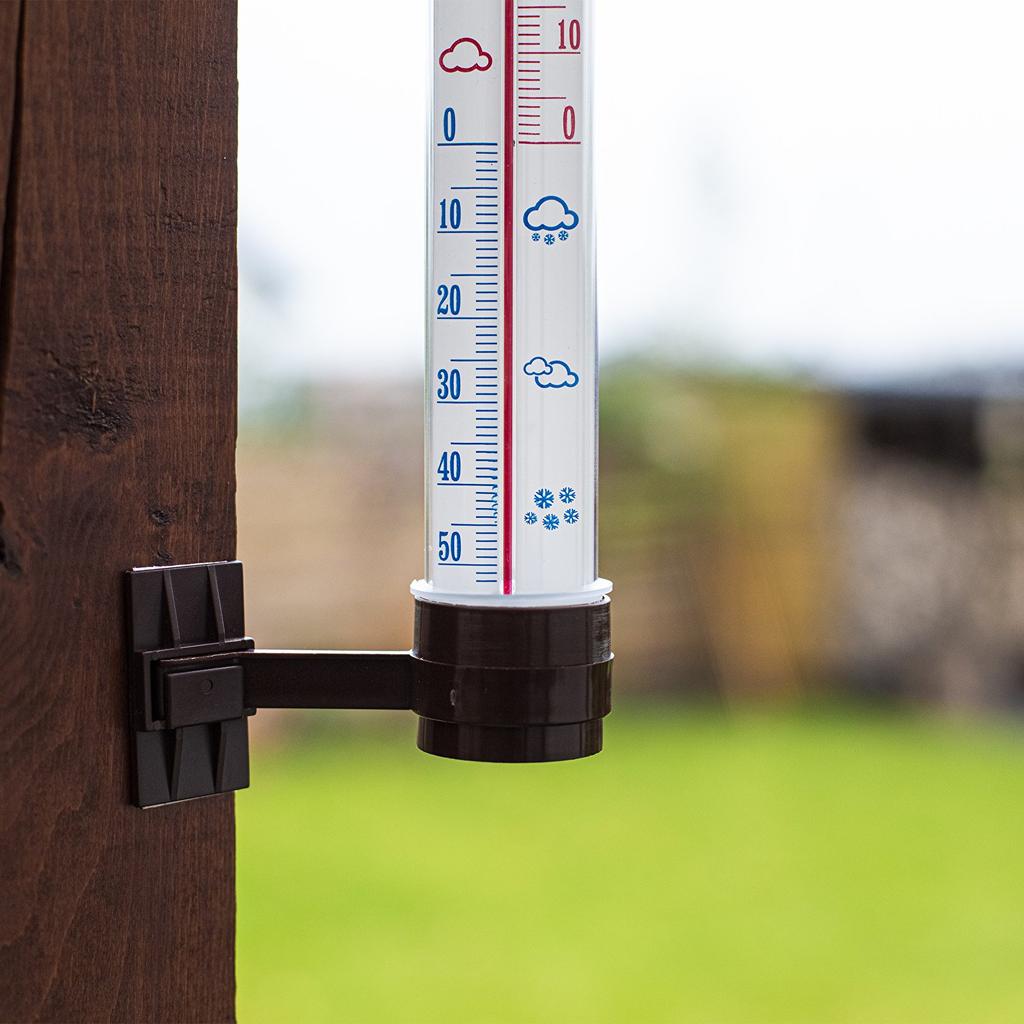 Large Self-adhesive Tubular External Thermometer