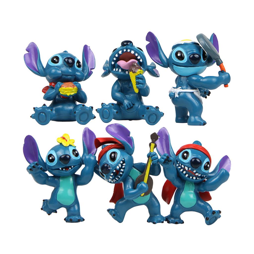 Stitch Singing Dancing Ice Cream Food And Music Theme Mini Model For Backpack And Mobile Accessory