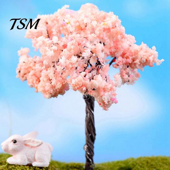 Ornament Plant Miniature Mini Different Shape Plastic Pots Fairy Metal Dollhouse Tree for Home Garden