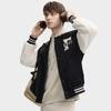 New FILA Baseball Jacket Men's Jet Black F11U439503FBK