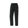 Li Ning Casual Pants Unisex Black Moderate Straight Fit Pants QWER71-2
