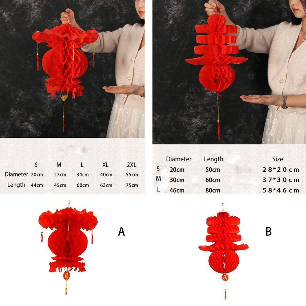 Waterproof Honeycomb Lanterns Traditional Spring Festival Pendant  Spring Festival