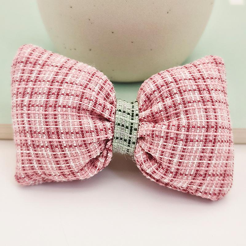 Candy Color Embroidered Bowknot: Fresh Fabric DIY Accessories for Shoes, Socks, Bags, Hair, and Clothing.