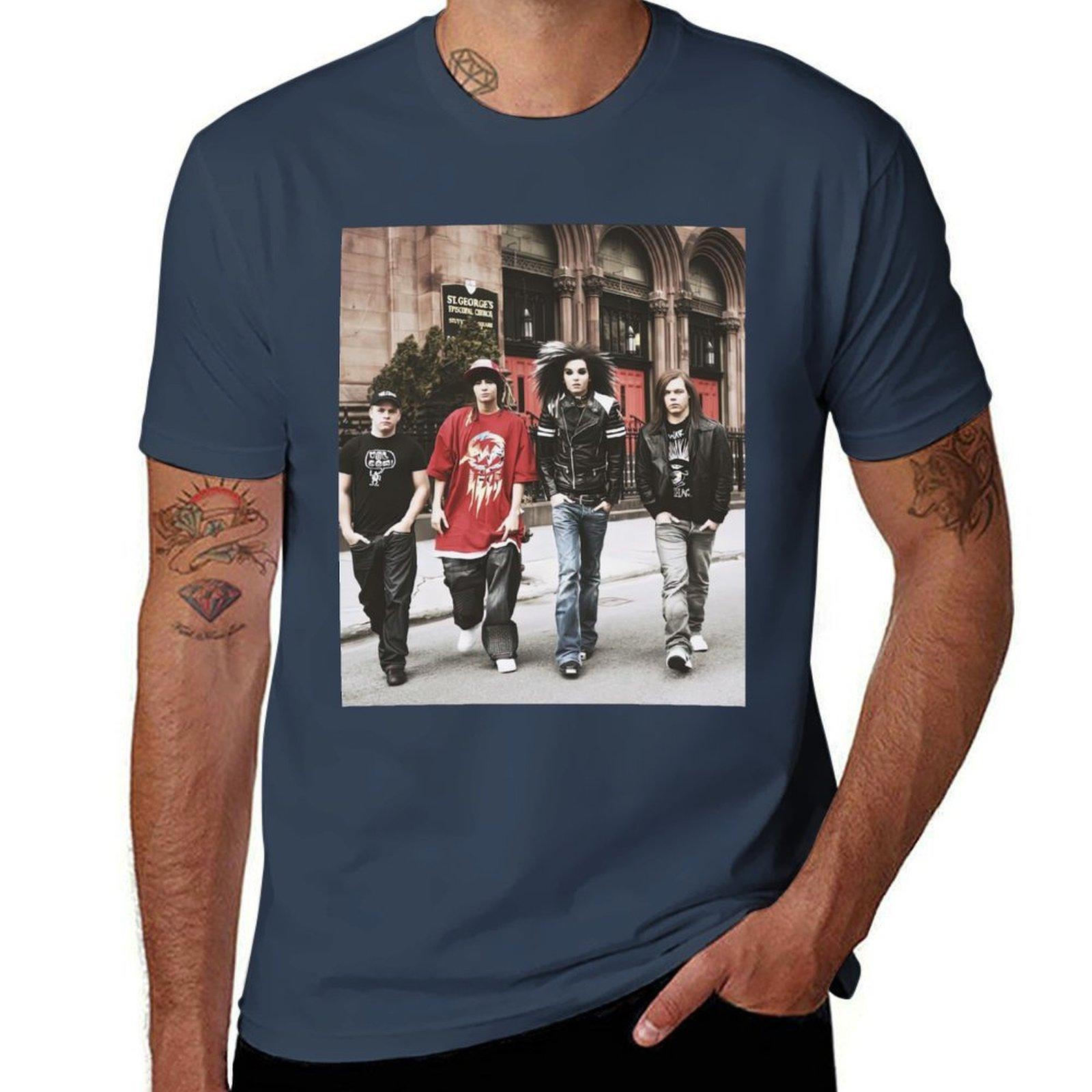 tokio hotel cool TShirt Casual Holiday Short Sleeve Tee S