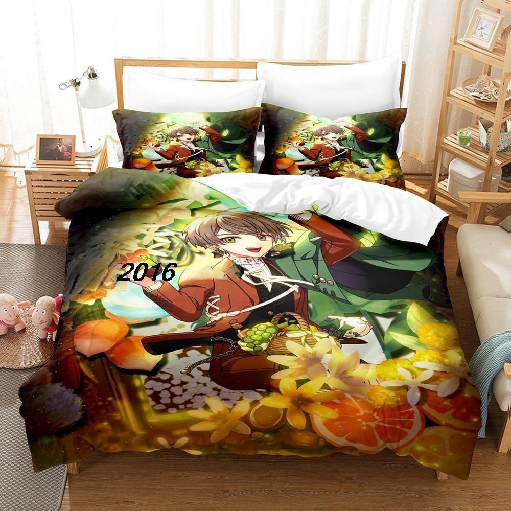 New Game Promise of Wizard Bedding Set Duvet Cover Comforter Bed Set Quilt Cover Pillowcase King Queen Twin Size Boys Girl Adult