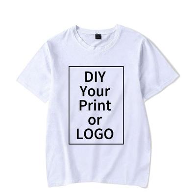 Modny T-shirt Damski Męski Letni Personalizowany Koszulka z Nadrukiem DIY Zdjęcie Logo Marka Tekst T-shirt Spersonalizuj Swoją Odzież Koszulkę