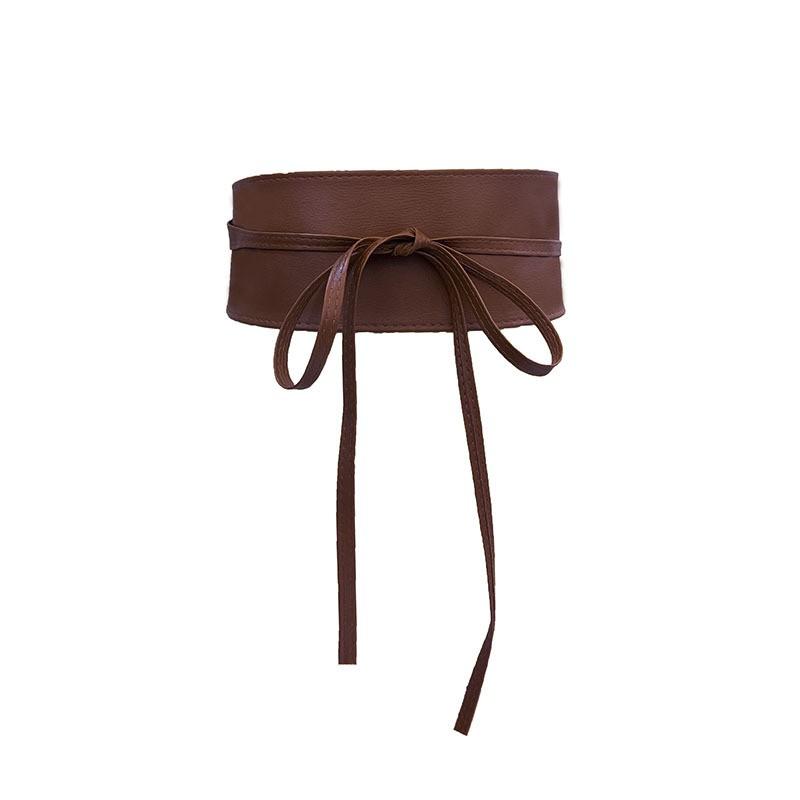 Women's High-end Waistband Wide Belt Waist Belt Suitable For All Occasions For Women's Wrap Dress With Decorative Outer Layer.