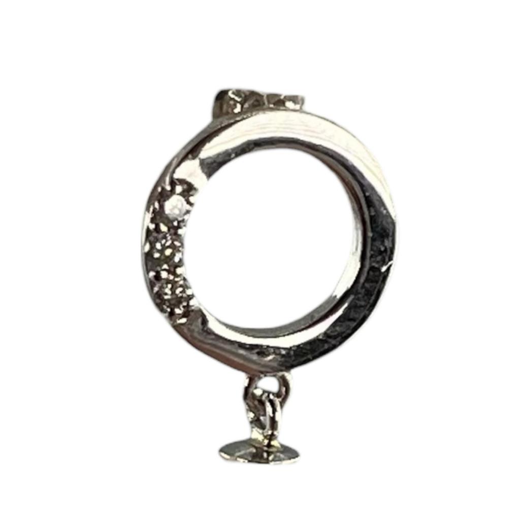 no brand  Pierce Silver Women Pearl used