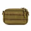 Phoenix Ikki Small Accessory Fits Belt Molle Available in 5 Camouflage Multifunctional Tactical Tool EDC Mini Crossbody Brown Bag, 5.5-inch