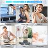 Upgraded Foldable Magnetic Car Phone Holder – N52 Magnet 360° Rotatable Dashboard Suction Cup ABS with Extra Mount Pad & Wrench