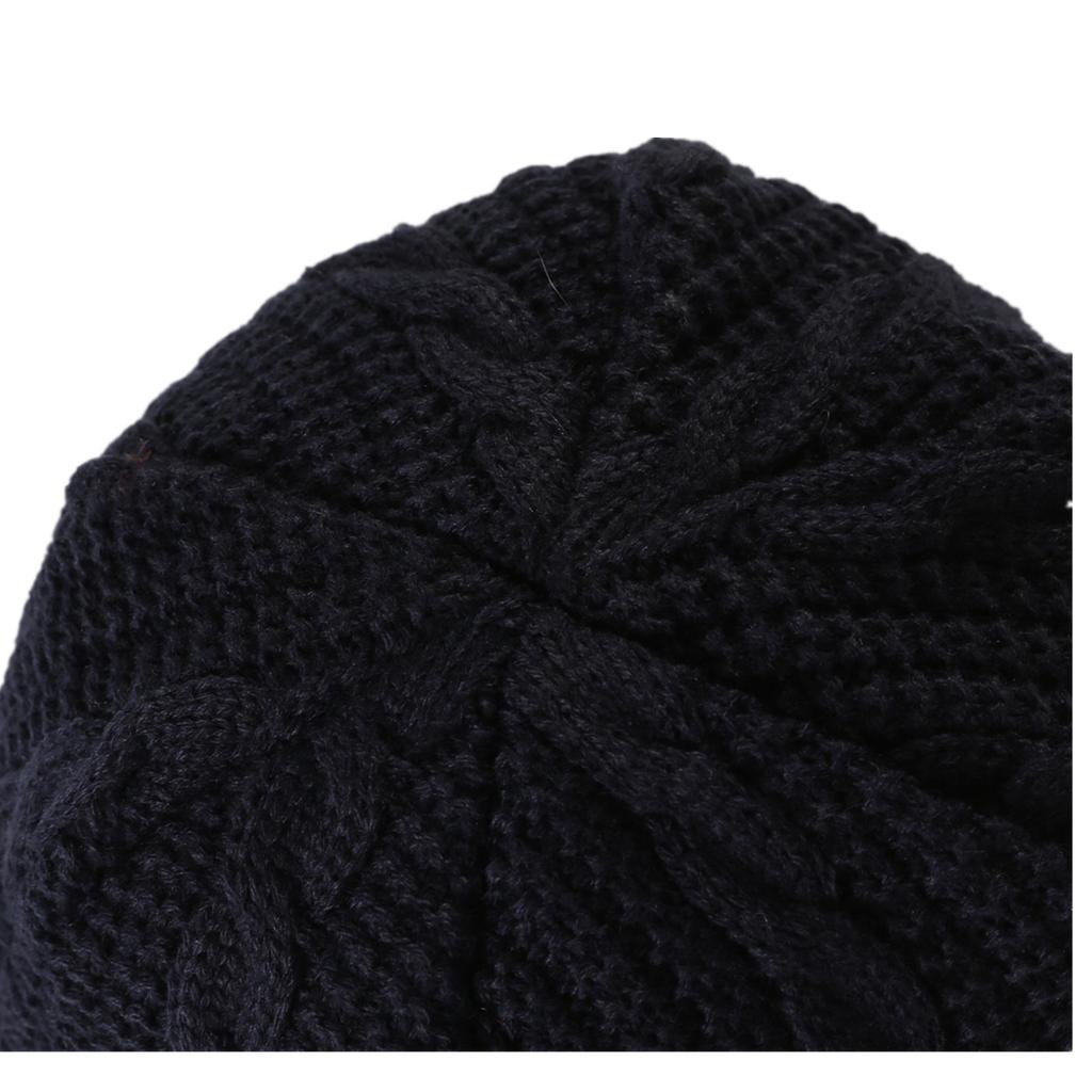 Neuer Winter Einteiliger Ohrenschutz Hut Schal Plus Samt Gestrickt Herren und Damen Reiten Überziehmütze