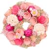 Foyer Mini Wreath Pink Sleeping Flower Mochemix 8425901