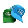 Neue Pentagramm-Stickerei Baseballkappe - Unisex Sonnenschutz Trucker-Hut mit Netzrückseite