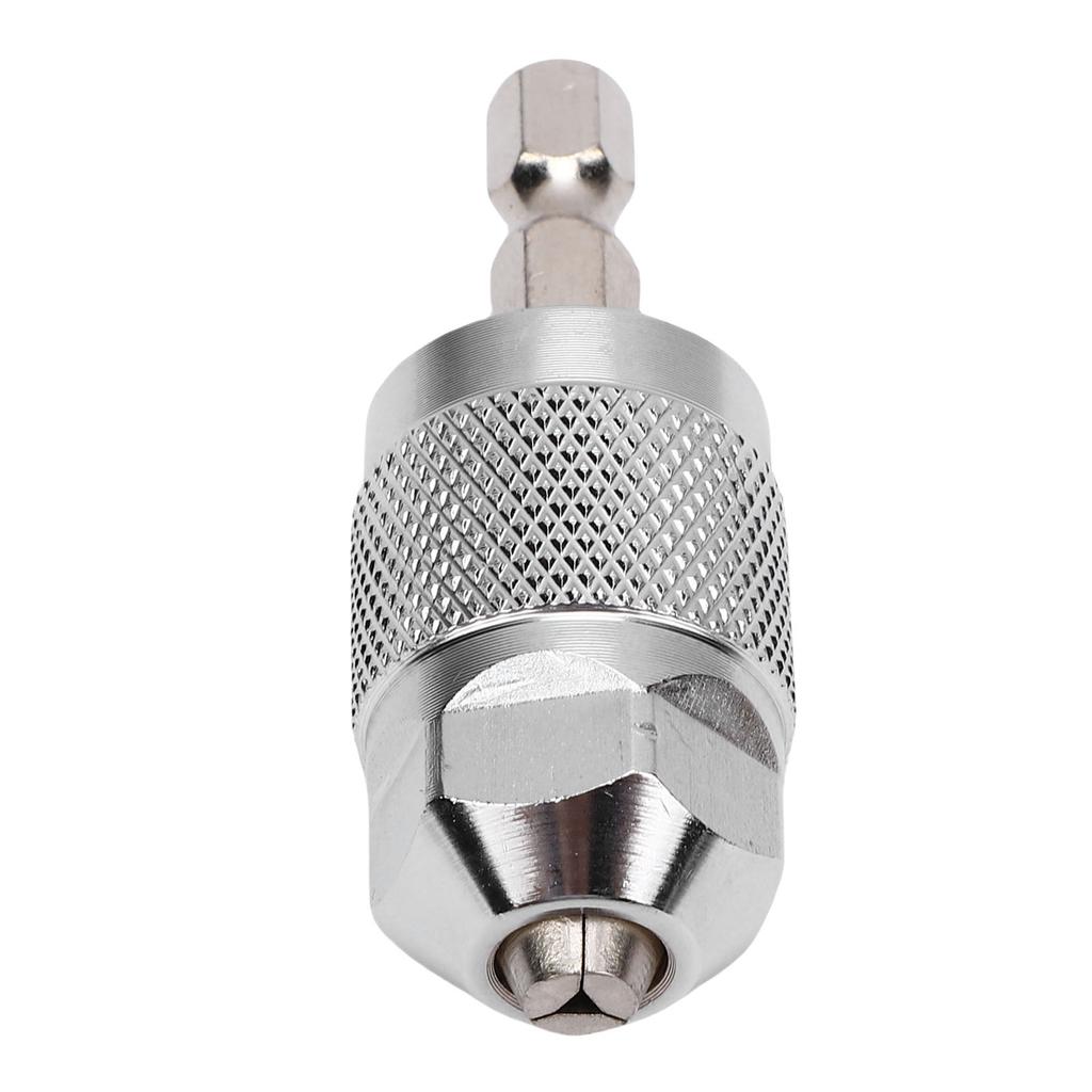 Keyless Drill Chuck Bit 1Celsius4in Hex Shank Conversion Tool 1.5-6.5mm Quick Screw Driver Drill Adapter Detachable Lightweight for 3 Jaw Electric  