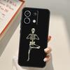 Skeleton Yoga Funda For Xiaomi Redmi Note 14 13 10 11 12 15 Pro Plus Case For Redmi 15 14C 12C 10C 13C 15C