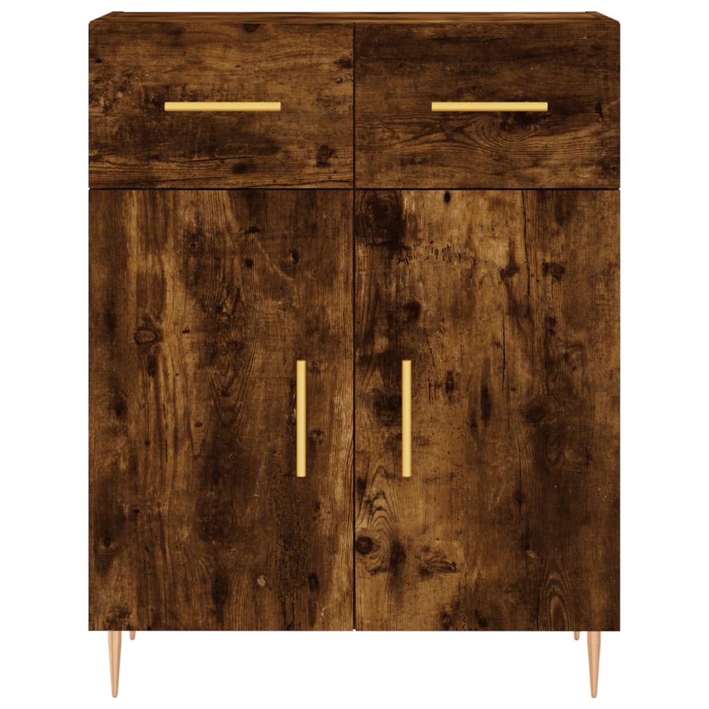Highboard Smoked Oak 69.5 x 34 x 180 cm Particleboard