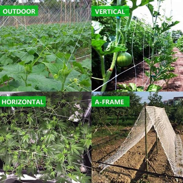 Zahradní šplhací síť Trellis Síťová podpěra pro rostliny Heavy Duty Stojan na květiny Zelenina Vinná réva Sady Zahradnické nářadí