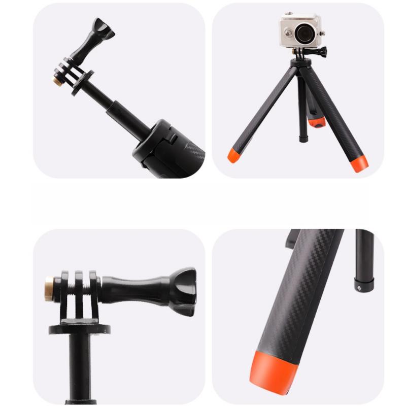 Statyw selfie kij selfie do kamery sportowej Pływający selfie stick Pomarańczowy ABS Wodoodporny Szeroko kompatybilny Dla Action 5 Pro 4 3