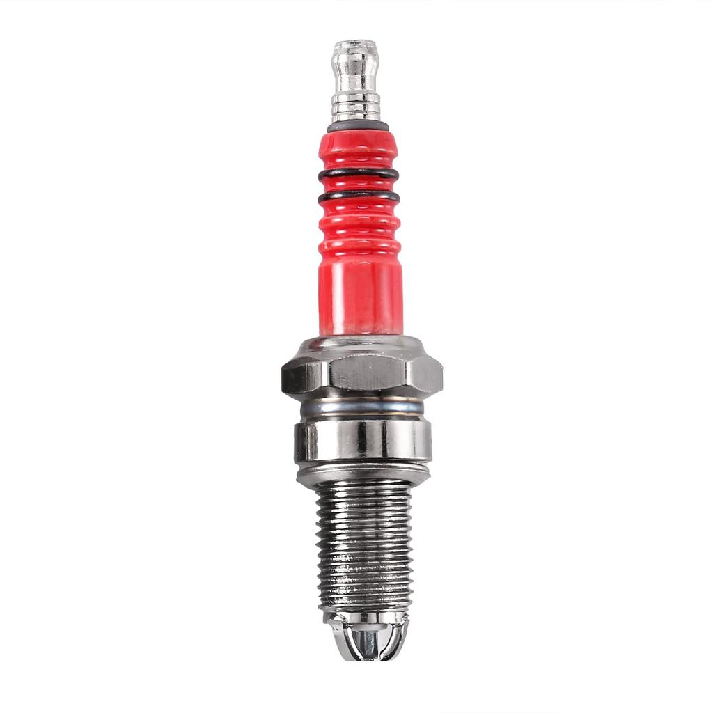 Plouluyt 3pcs D8TC 3 Electrode Spark Plug Racing Spark Plug with 3 Electrodes for