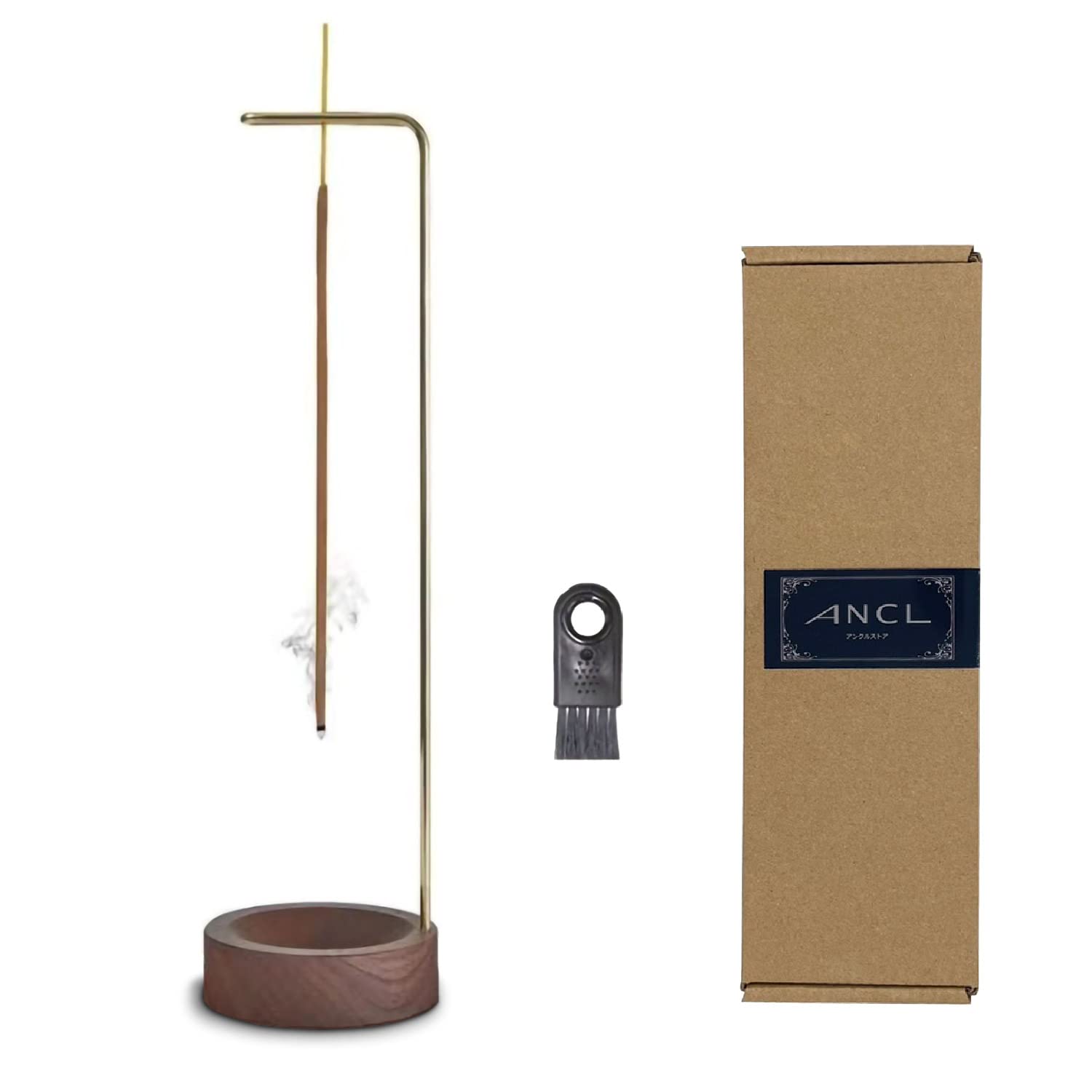 

ANCL Incense Holder, Stylish Hanging Object, Interior Decor, Relaxing and Soothing Incense Holder (Small Brush Set)