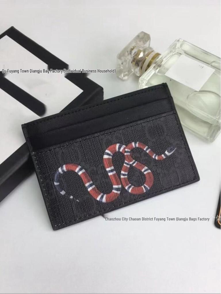 Europäischer & Amerikanischer Stilvoller Leder Unisex Kartenhalter – Mehrere Kartenfächer & Ultradünnes Design