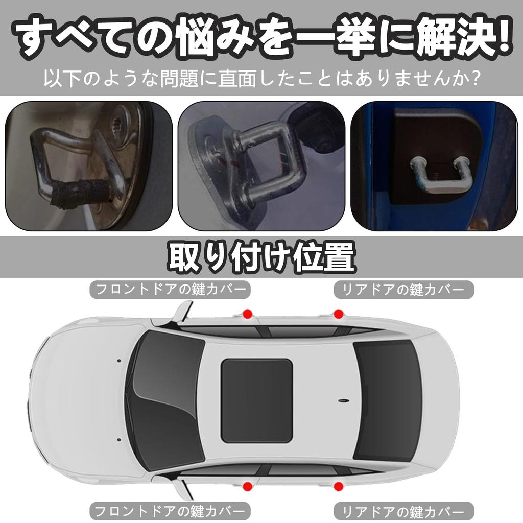 CarModule Honda N-BOX Compatible Accessories Car Door Lock Striker Cover
