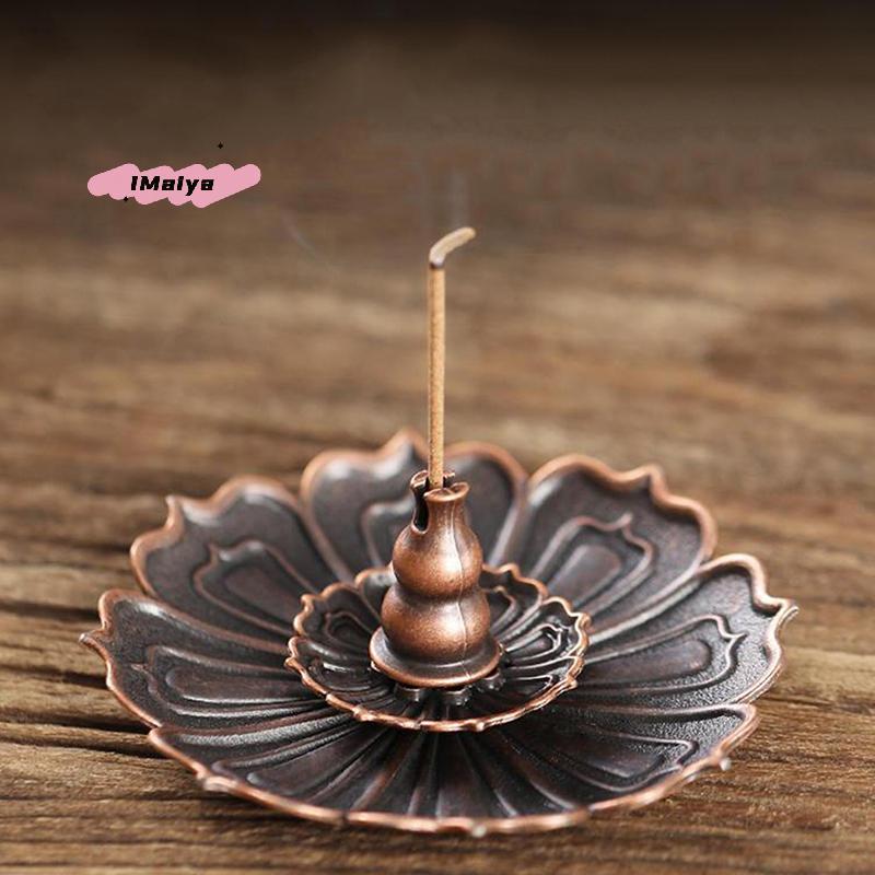 M-Incense Burner Coil Holder Plate Burner Lotus Rack Ash Catcher Plate Incense Sticks Holder For Soothe The Nerves Desktop Decor