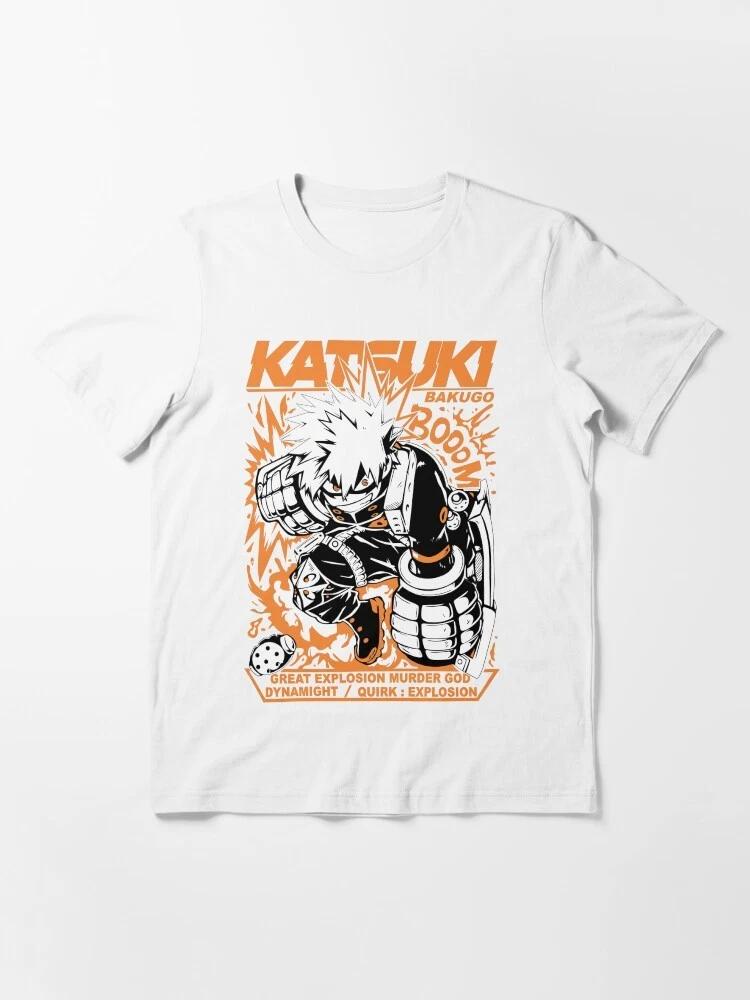 Anime My Hero Academia The Boom Hero White Tshirt Size S4XL S