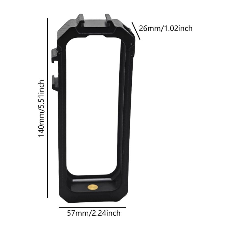 Durability Camera Housing Shell With Expandable Accessories Slots And Secures Fit For X5 Cameras Cage Frame Slim Profile