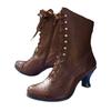 Fashion High-heeled Thick-heeled Mid-tube Boots Women's Boots
