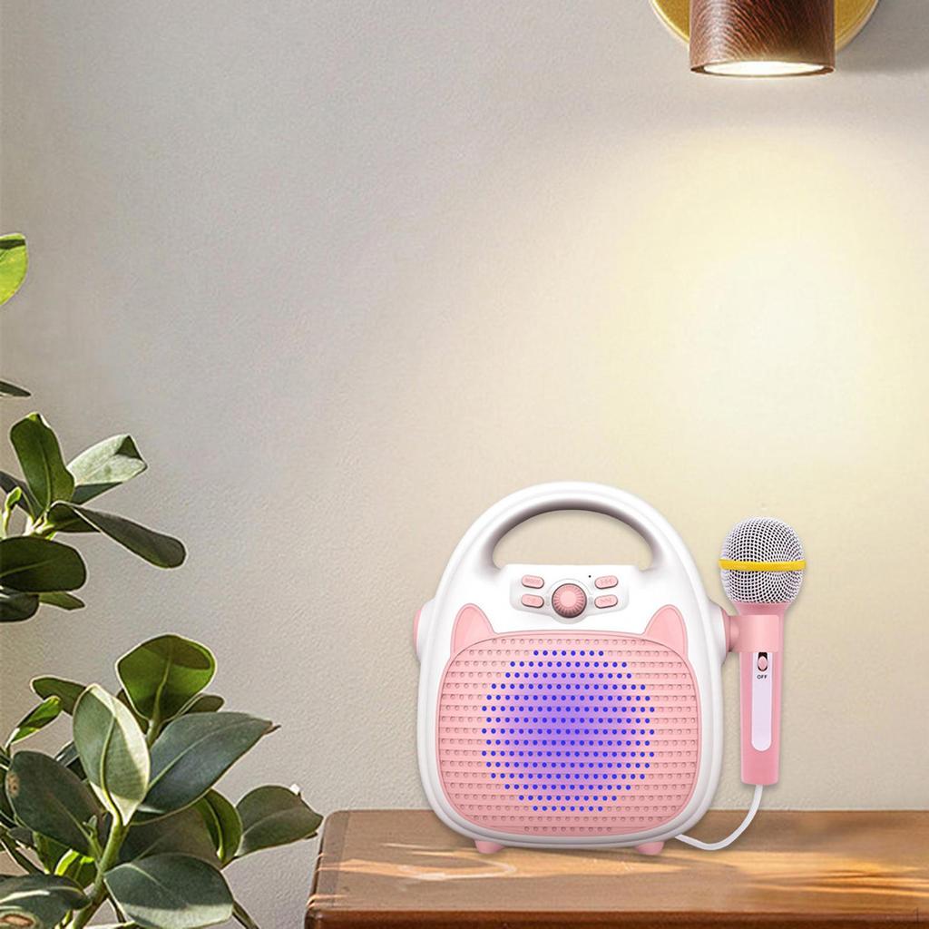 Дитяча караоке-машина Динамік з 1 мікрофоном Дівчата та іграшки для хлопчиків Портативний День народження