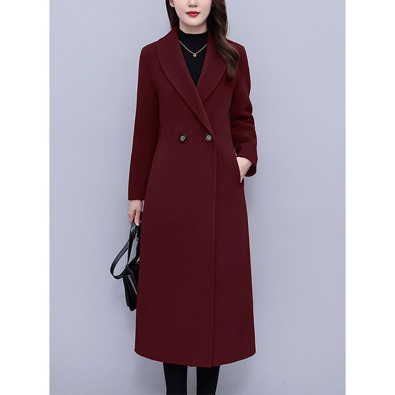 Women's New Winter Korean Style Slim and Thick Long-sleeved Coat