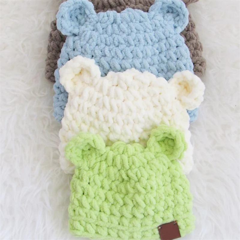 

Новая шапка ручной работы с кошачьими и кроличьими ушками в уличном стиле, персонализированная модная для взрослых Children 42-50cm [without leather label]